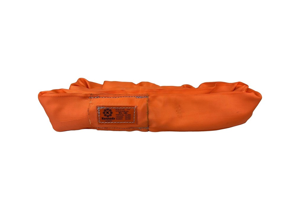 Power Lift PL8x18′ Orange Polyester Round Sling (25,000 lb. Vertical Capacity…