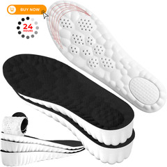 Height Increase Insoles for Men – 4D Cloud-Like 1.4IN / US M 7.5-10.5, Black