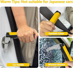 Car Door Handle for Elderly, 3-In-1 Car Handle Assist for Seniors, Portable Auto