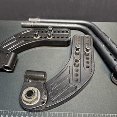 Ki Mobility Catalyst Liberty FT Wheelchair Axle Receiver Hub Set Anti Tip Bars