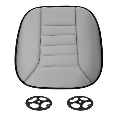 Car Seat Cushion Pad, Memory Foam Automotive Butt Cushion with Non-Slip Grey
