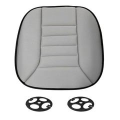 Car Seat Cushion Pad, Memory Foam Automotive Butt Cushion with Non-Slip Grey