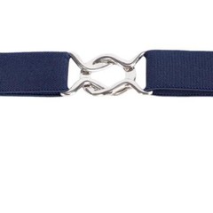 Adjustable Elastic Stretch Belt for Women 2.5cm Wide Metal Ring Buckle No Hassle
