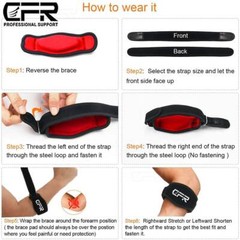Tennis Elbow Brace Support Arthritis Tendonitis Golfer Arm Joint Pain Band Strap