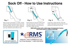 RMS Sock On / Sock Off Kit for Putting on and Removing Socks/Stockings