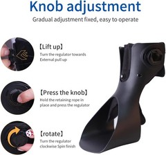 Inflatable AFO Foot Drop Brace Ankle Stabilizer Left Foot Small – Open Box