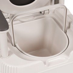 Mobile Toilet Chair 37-52cmAdjustable For Adult Senior Bath Seat Bedside Commode