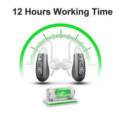 Rechargeable Hearing Aids Noise Reduction BTE Digital Hearing Amplifier USA