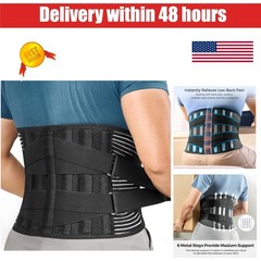 FREETOO Back Brace for Lower Back Pain Relief, Adjustable Support Belt