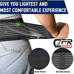 Sacroiliac Support Belt Lumbar Back Hip Pain Increases Mobility for Men Women