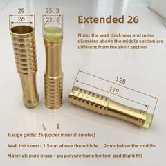 1PCS Brass Cane Crutch Tip with Anti-Skid 12mm-26mm for Hiking Pole Chair Leg Fe