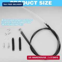 14Pcs Brake Cable Drive Rollator Replacement Parts, Brake Cable Parts for Walker