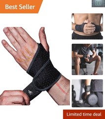 Breathable 2 Pack Wrist Support Straps for Fitness, Tendonitis & Carpal Tunnel