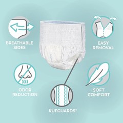 Youth Disposable Absorbent Underwear Medium 34“ – 48“ BG/20 #2605