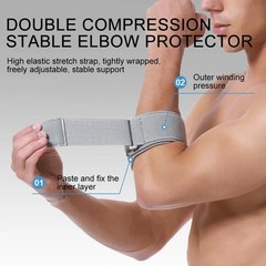 1pcs Elbow Braces for Tendonitis,tennis Golf Elbow Forearm Brace Strap and Compr