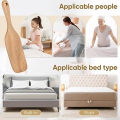 10.1″ Bed Sheet Tucker Tool: Ergonomic Mattress Lifter, Mattress Lifter Wedge…