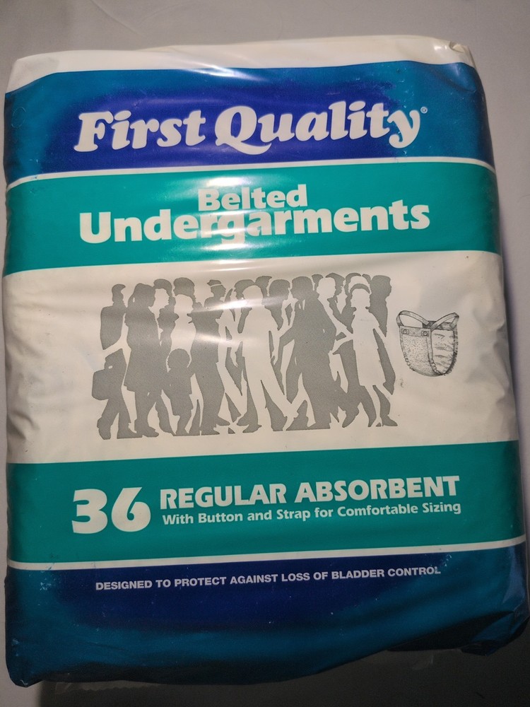 Vintage Pack First Quality Belted Undergarments 36 Count Button And Strap