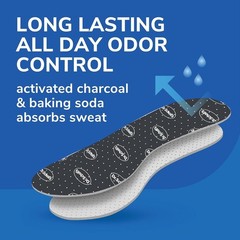 Dr. Scholl’sStay Odor-Free & Dry Comfort Insoles with Odor-X, Unisex Inserts