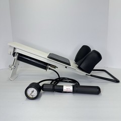 Saunder Cervical Neck Traction Home Trac Device w/ Pump – Tested – Working –