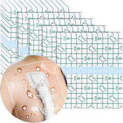50 Pcs Waterproof Shower Protector Bandage 4X4 Inch for Chest Chemo Dialysis Cat