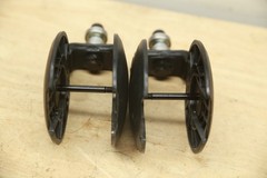 PAIR 6″ Caster Wheel Tire FORKS for Quantum Edge 3 / Q6 2.0 Power Chairs
