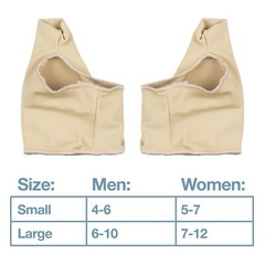 ZenToes Bunion Protector Sleeves Half Sock with Gel Guards Pads – 1 Pair