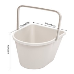 Bedside Toilet Portable Toilet Floor Standing Toilet W/Tissue Box 300kg/661.39lb