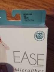 Ease Microfiber Knee Highs Womens 20-30 mmHg (Sand) Size Medium Long 62026