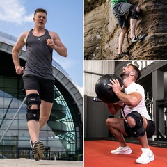 Knee Support Brace by RDX, Elastic, Knee Support for Joint Pain Relief, Neoprene
