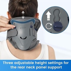 Velpeau Neck Brace for Neck Pain and Support, Soft Cotton Pads, Cervical Collar