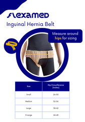 Hernia Gear Inguinal Groin Hernia Truss | Right, Left or Double Inguinal Hernia