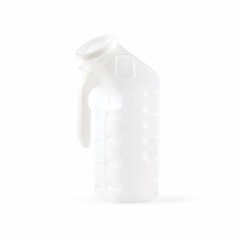 Medline Male Urinal Bottle W/ Lid Cover for Traveling 1000mL/32oz – 48 Bottles