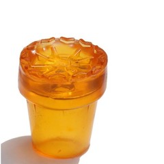 DraCra 6 Pack Cane Tips 19mm 3/4″ + 7/8″ 22mm Orange Rubber End Caps Heavy Du…
