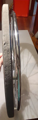 22″ Wheelchair Tires Wheels with- Hand Rims -VERY USED/WORN – as is