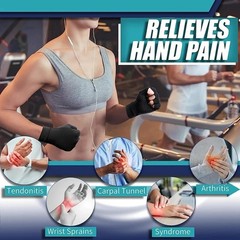 Copper Arthritis Compression Gloves Hand Support Pain Relief Joint Self Care