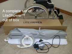 Wheelchair-accessible Showers | Portable Handicap Shower | LiteShower Bariatric