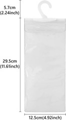 2-Pack Clear Protective Cover for Disabled Parking Placard Hanging Sleeve Holder