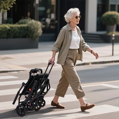 OPEN BOX Folding Electric Wheelchairs FDA Certified Medical Mobility Scooter