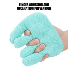 1 Finger Separator Soft Hand Grip For Hand Contracture Relief Light Green