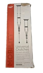 Equate Universal Crutches for Youth & Adult – Adjustable – IN BOX